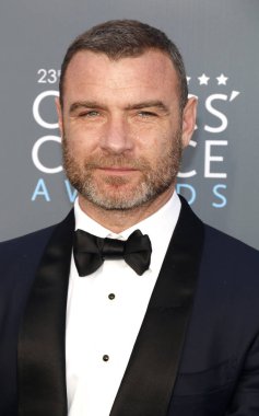 aktör Liev Schreiber, 23 yıllık Critics'Choice Awards Santa Monica, ABD Barker hangarda 11 Ocak 2018 düzenlenen.