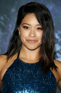 aktris Gina Rodriguez, Los Angeles premiere 'Annihilation Regency Village Theater Westwood, ABD'de 13 Şubat 2018 düzenlenen'.