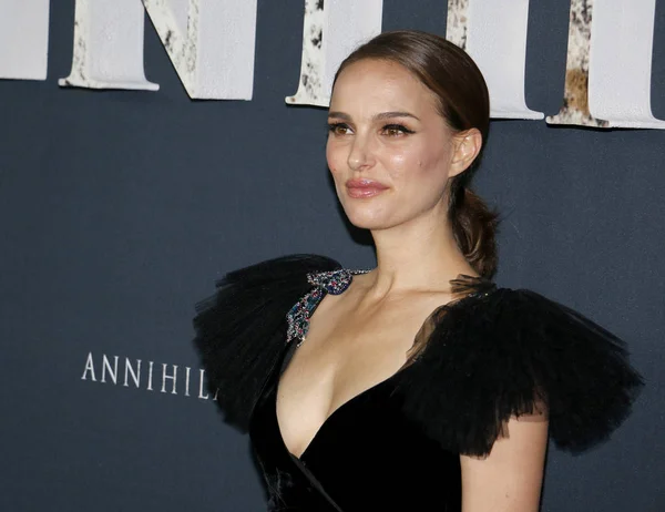 Actriz Natalie Portman Estreno Los Ángeles Aniquilación Celebrada Regency Village — Foto de Stock