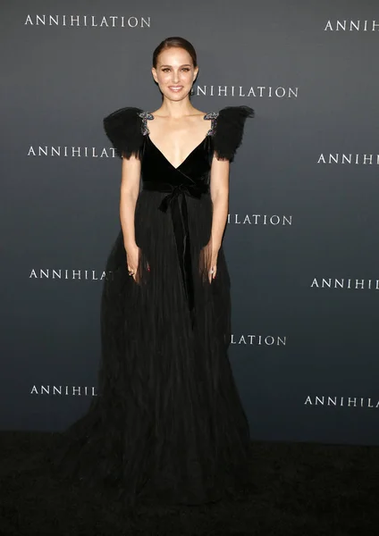 Actriz Natalie Portman Estreno Los Ángeles Aniquilación Celebrada Regency Village — Foto de Stock