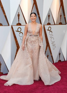 4 Mart 2018 Hollywood, ABD Dolby tiyatroda Gina Rodriguez 90 yıllık Akademi Ödülleri'nde düzenlenen.