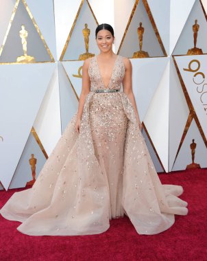 4 Mart 2018 Hollywood, ABD Dolby tiyatroda Gina Rodriguez 90 yıllık Akademi Ödülleri'nde düzenlenen.