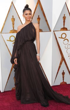 4 Mart 2018 Hollywood, ABD Dolby tiyatroda Zendaya Coleman 90 yıllık Akademi Ödülleri'nde düzenlenen.