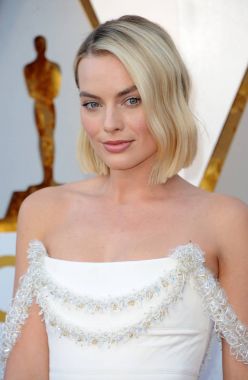 4 Mart 2018 Hollywood, ABD Dolby tiyatroda Margot Robbie 90 yıllık Akademi Ödülleri'nde düzenlenen.