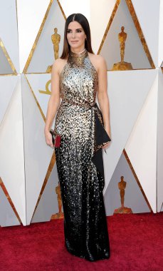Sandra Bullock 90 yıllık Akademi Ödülleri'nde 4 Mart 2018 Hollywood, ABD Dolby tiyatroda düzenlenen.