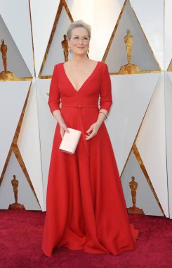 4 Mart 2018 Hollywood, ABD Dolby tiyatroda Meryl Streep 90 yıllık Akademi Ödülleri'nde düzenlenen.