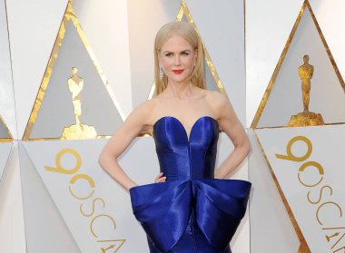 Nicole Kidman 90 yıllık Akademi Ödülleri'nde 4 Mart 2018 Hollywood, ABD Dolby tiyatroda düzenlenen.