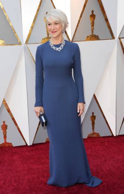 4 Mart 2018 Hollywood, ABD Dolby tiyatroda Helen Mirren 90 yıllık Akademi Ödülleri'nde düzenlenen.
