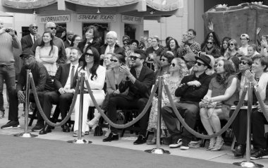 Samuel L. Jackson, Sofia Richie, Miles Richie, Nicole Richie, Lisa Parigi ve Benji Madden Lionel Richie el ve ayak izi törenle Tcl Çin Tiyatrosu Hollywood, ABD 7 Mart 2018 düzenlenen.