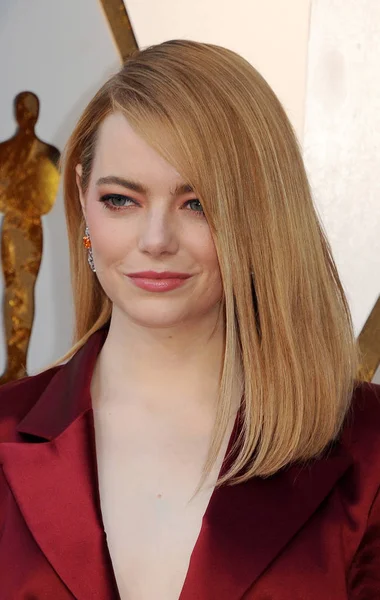 Actriz Emma Stone Los 90º Premios Anuales Academia Celebrados Dolby — Foto de Stock