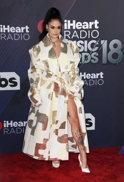 Cantante Compositor Kehlani 2018 Iheartradio Music Awards Celebrado Foro Inglewood —  Fotos de Stock