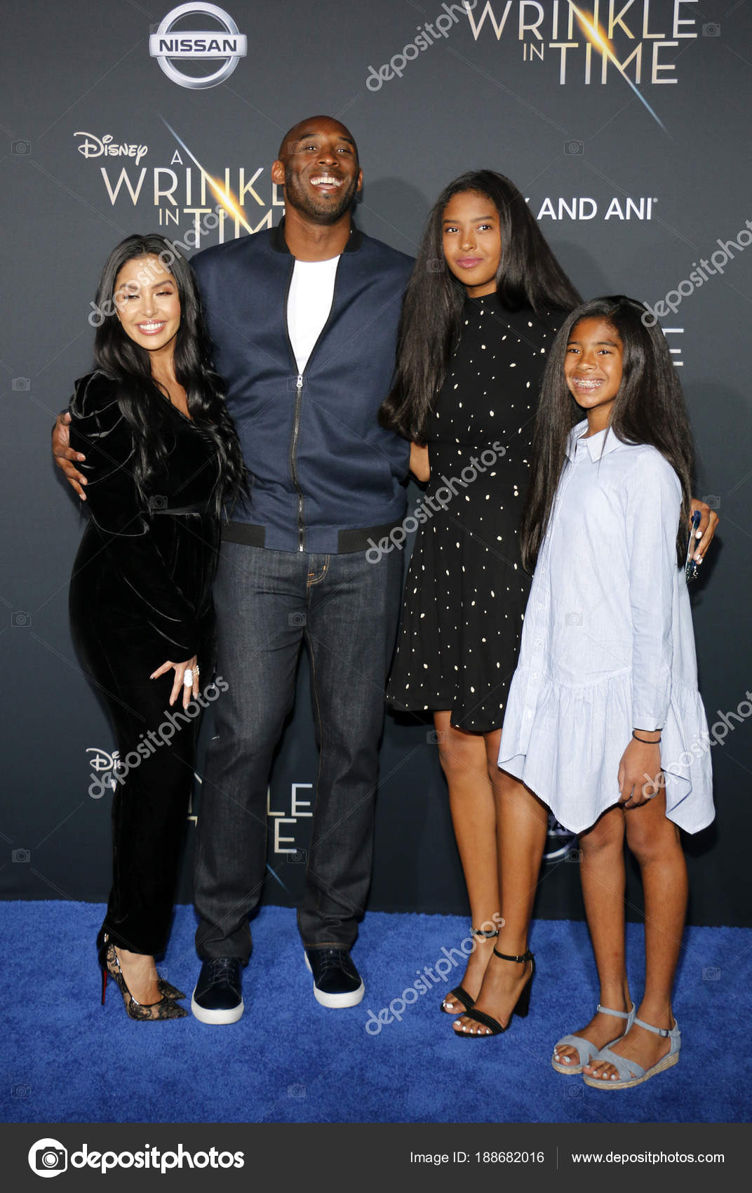 Kobe Bryant Vanessa Bryant Gianna Maria Onore Bryant ...