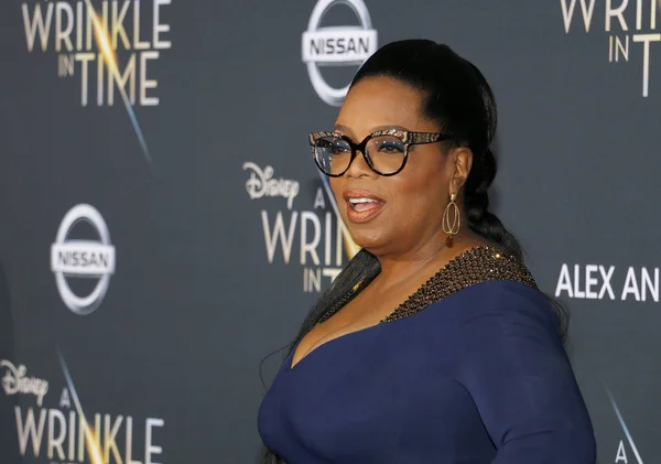 Medya Sahibi Oprah Winfrey Los Angeles Premiere Hollywood Abd Capitan — Stok fotoğraf