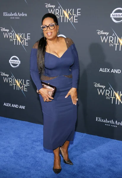 Medieninhaberin Oprah Winfrey Bei Der Los Engel Premiere Von Falle — Stockfoto