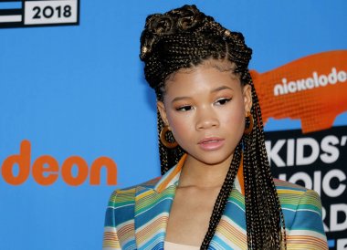 aktris fırtına Reid Nickelodeon, 2018 Kids Choice Awards 24 Mart 2018 üzerinde Forum Inglewood, ABD'de düzenlenen 's..