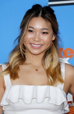 snowboard Chloe Kim Nickelodeon'ın 2018 Kids'Choice Awards Forum Inglewood, ABD'de 24 Mart 2018 düzenlenen.
