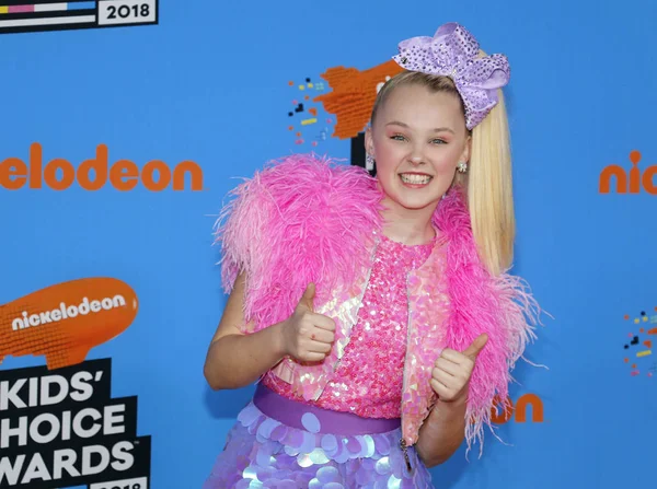 Tancerz Jojo Siwa Nickelodeon 2018 Kids Choice Awards Która Odbyła — Zdjęcie stockowe