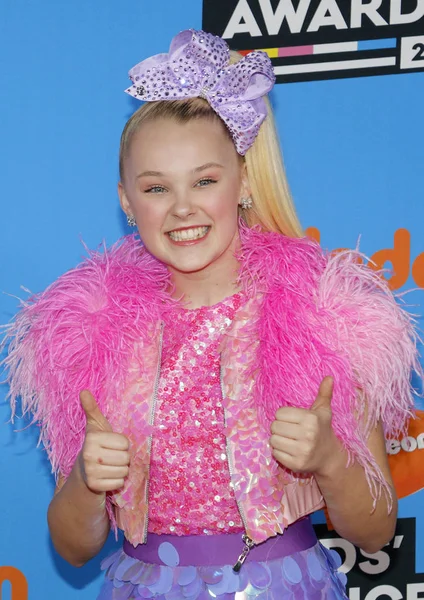 Dansare Jojo Siwa Nickelodeons 2018 Kids Choice Awards Hölls Forum — Stockfoto