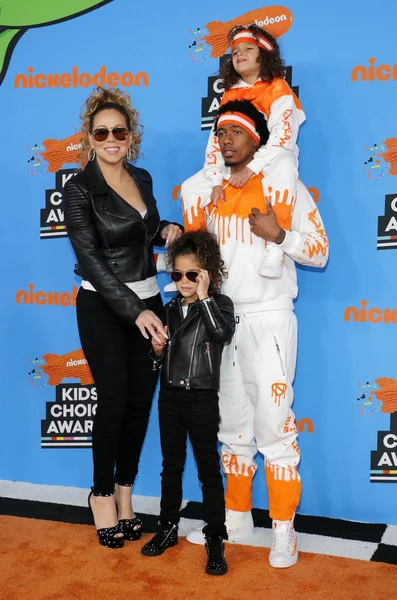 Mariah Carey Nick Cannon Moroccan Cannon Monroe Cannon Aux Nickelodeon — Photo