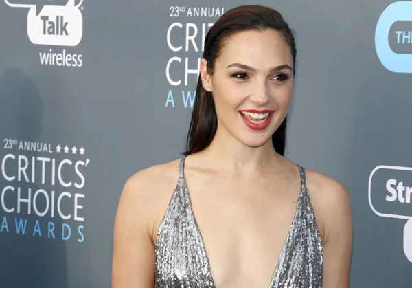 Actress Gal Gadot 23Rd Annual Critics Choice Awards Held Barker — Stock Photo, Image