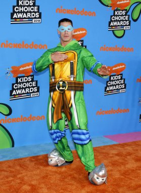 aktör John Cena Nickelodeon'ın 2018 Kids'Choice Awards Forum Inglewood, ABD'de 24 Mart 2018 düzenlenen.