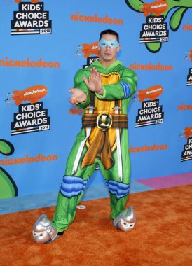 aktör John Cena Nickelodeon'ın 2018 Kids'Choice Awards Forum Inglewood, ABD'de 24 Mart 2018 düzenlenen.