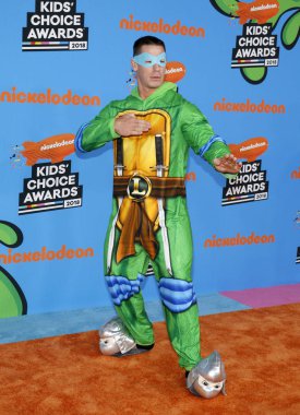 aktör John Cena Nickelodeon'ın 2018 Kids'Choice Awards Forum Inglewood, ABD'de 24 Mart 2018 düzenlenen.