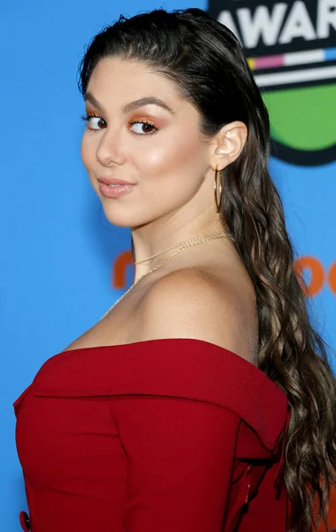 Skådespelerskan Kira Kosarin Nickelodeons 2018 Kids Choice Awards Hölls Forum — Stockfoto