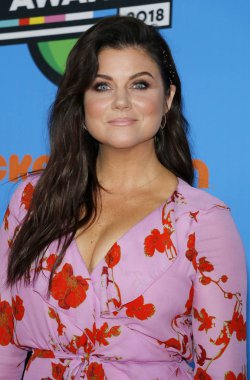 aktris Tiffani Thiessen Nickelodeon'ın 2018 Kids'Choice Awards Forum Inglewood, ABD'de 24 Mart 2018 düzenlenen.