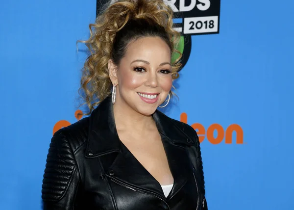 Cantora Mariah Carey Nickelodeon 2018 Kids Choice Awards Realizada Fórum — Fotografia de Stock