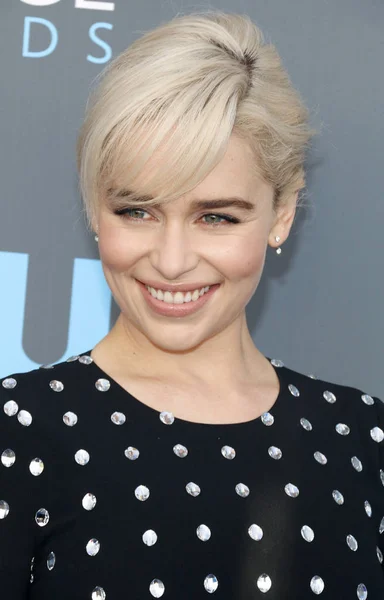 Actress Emilia Clarke 23Rd Annual Critics Choice Awards Held Barker — Stock Photo, Image