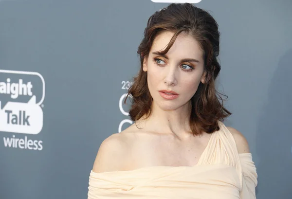 Actriz Alison Brie Los 23Rd Annual Critics Choice Awards Celebrados — Foto de Stock