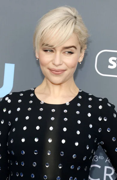 Actress Emilia Clarke 23Rd Annual Critics Choice Awards Held Barker — Stock Photo, Image