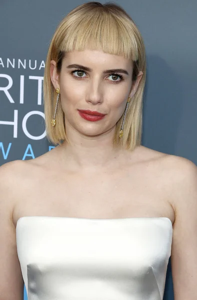 Actrice Emma Roberts Lors 23E Cérémonie Annuelle Des Critics Choice — Photo