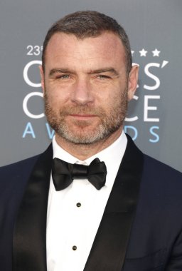 aktör Liev Schreiber, 23 yıllık Critics'Choice Awards Santa Monica, ABD Barker hangarda 11 Ocak 2018 düzenlenen.
