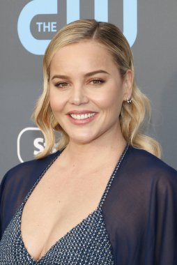 oyuncu Abbie Cornish, 23 yıllık Critics'Choice Awards Santa Monica, ABD Barker hangarda 11 Ocak 2018 üzerinde düzenlenen.