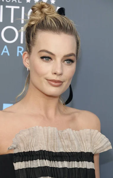 Actriz Margot Robbie Los 23Rd Annual Critics Choice Awards Celebrados — Foto de Stock