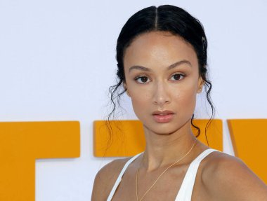 17 Nisan 2018 Regency Köyü tiyatro Westwood, ABD oyuncu Draya Michele 'I çok hissediyorum' Los Angeles galasında düzenlenen.