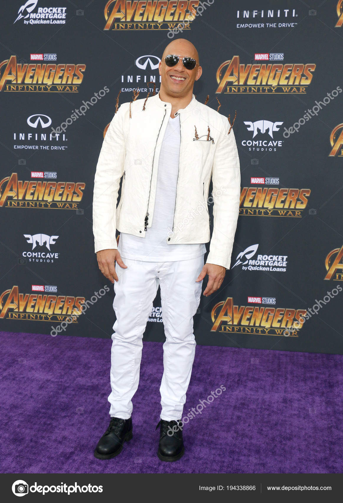 Actor Vin Diesel Premiere Disney Marvel's 'Avengers Infinity War' Held ...