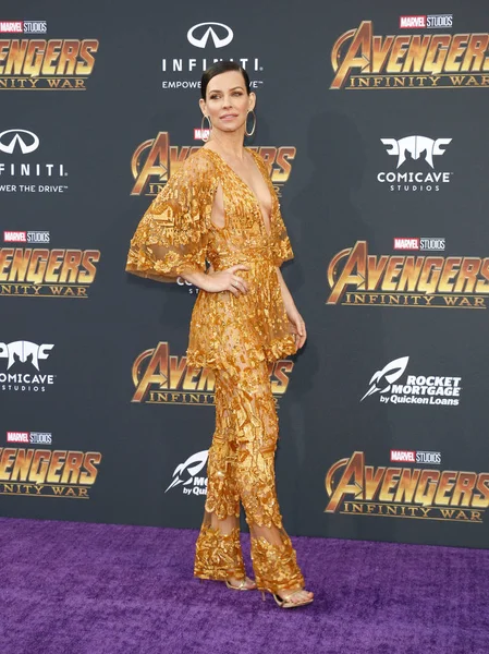 Actriz Evangeline Lilly Estreno Disney Marvel Avengers Infinity War Celebrado — Foto de Stock