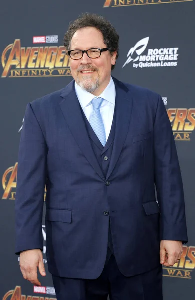 Reżyser Jon Favreau Premierze Filmu Disney Marvel Avengers Infinity War — Zdjęcie stockowe