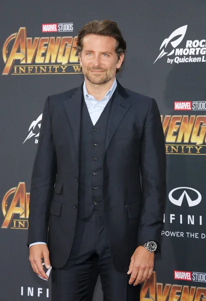 Actor Bradley Cooper Estreno Disney Marvel Avengers Infinity War Celebrado — Foto de Stock