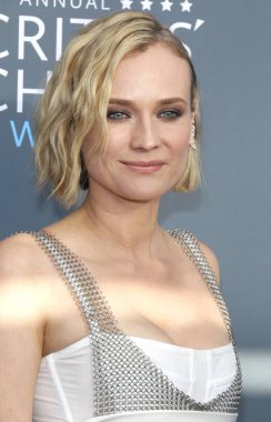 oyuncu Diane Kruger, 23 yıllık Critics'Choice Awards Santa Monica, ABD Barker hangarda 11 Ocak 2018 düzenlenen.