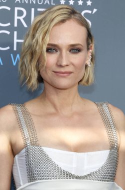 oyuncu Diane Kruger, 23 yıllık Critics'Choice Awards Santa Monica, ABD Barker hangarda 11 Ocak 2018 düzenlenen.
