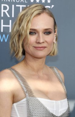 oyuncu Diane Kruger, 23 yıllık Critics'Choice Awards Santa Monica, ABD Barker hangarda 11 Ocak 2018 düzenlenen.