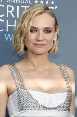 oyuncu Diane Kruger, 23 yıllık Critics'Choice Awards Santa Monica, ABD Barker hangarda 11 Ocak 2018 düzenlenen.
