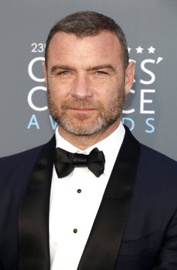 aktör Liev Schreiber, 23 yıllık Critics'Choice Awards Santa Monica, ABD Barker hangarda 11 Ocak 2018 düzenlenen.