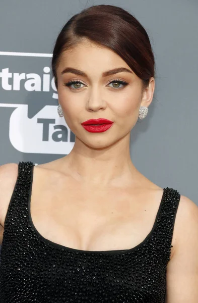 Actress Sarah Hyland 23Rd Annual Critics Choice Awards Held Barker — Stock Photo, Image