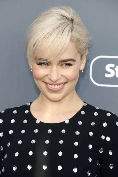 Actress Emilia Clarke 23Rd Annual Critics Choice Awards Held Barker — Stock Photo, Image