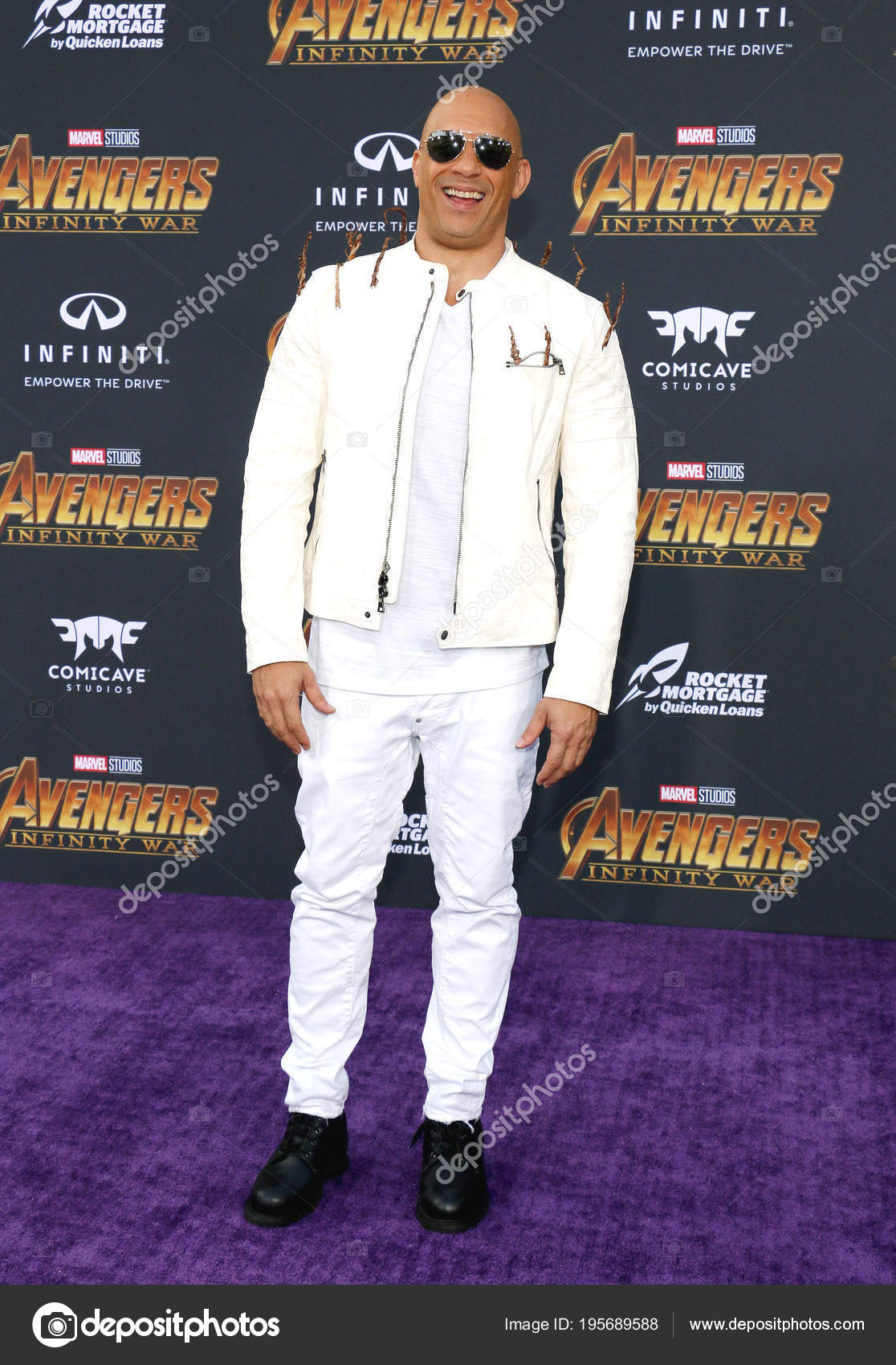 Actor Vin Diesel Premiere Disney Marvel's 'Avengers Infinity War' Held ...